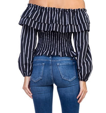 Load image into Gallery viewer, Ruffle Off-shoulder Top